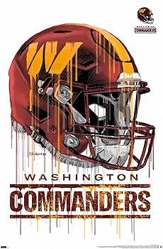 NFL選手アートポスターカタログ　A2版 Amazon.co.jp: NFL ワシントン・コマンダーズ - ドリップ